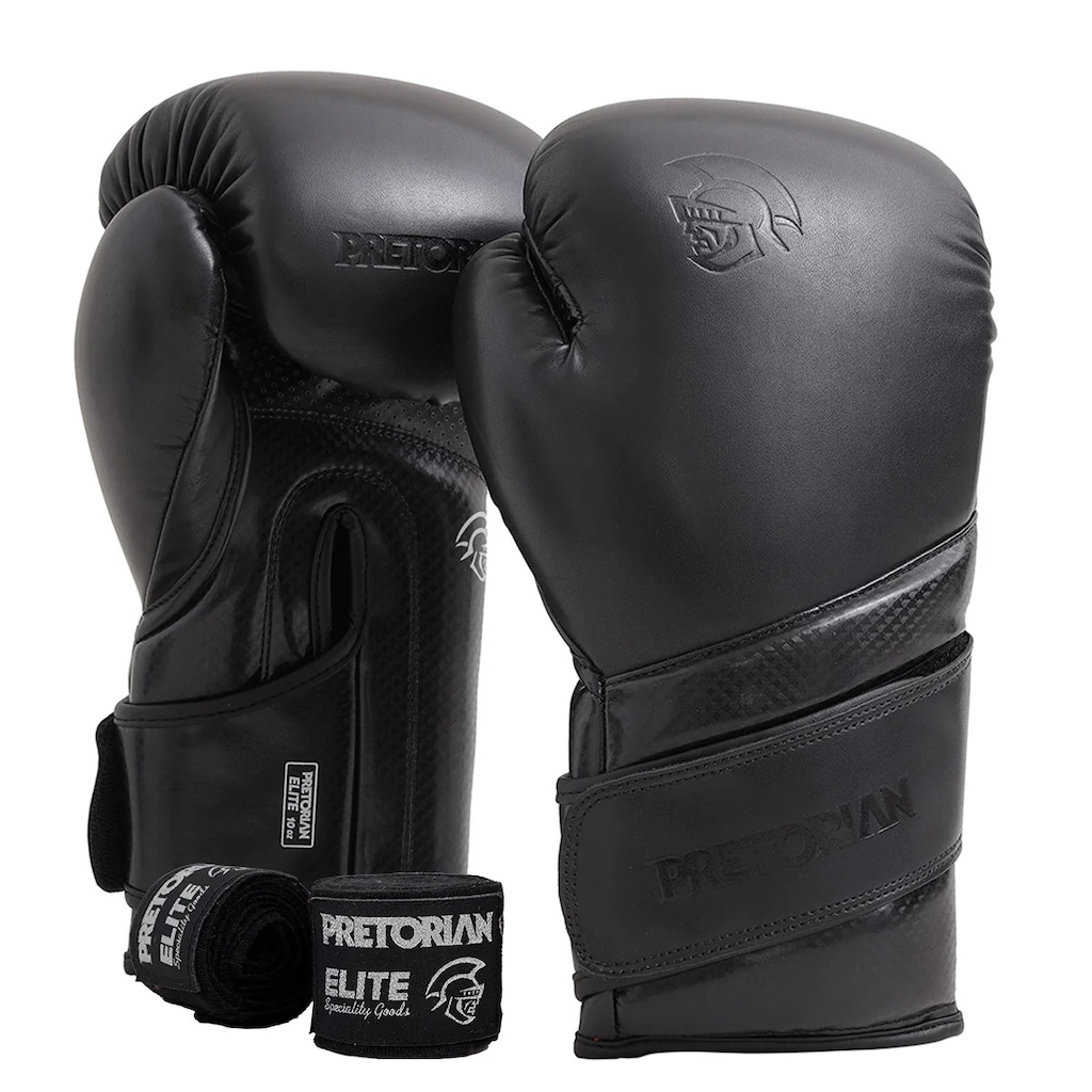 Imagem 2 do produto Kit Para Boxe E Muay Thai Luvas Edição Elite + Bandagens Pretorian