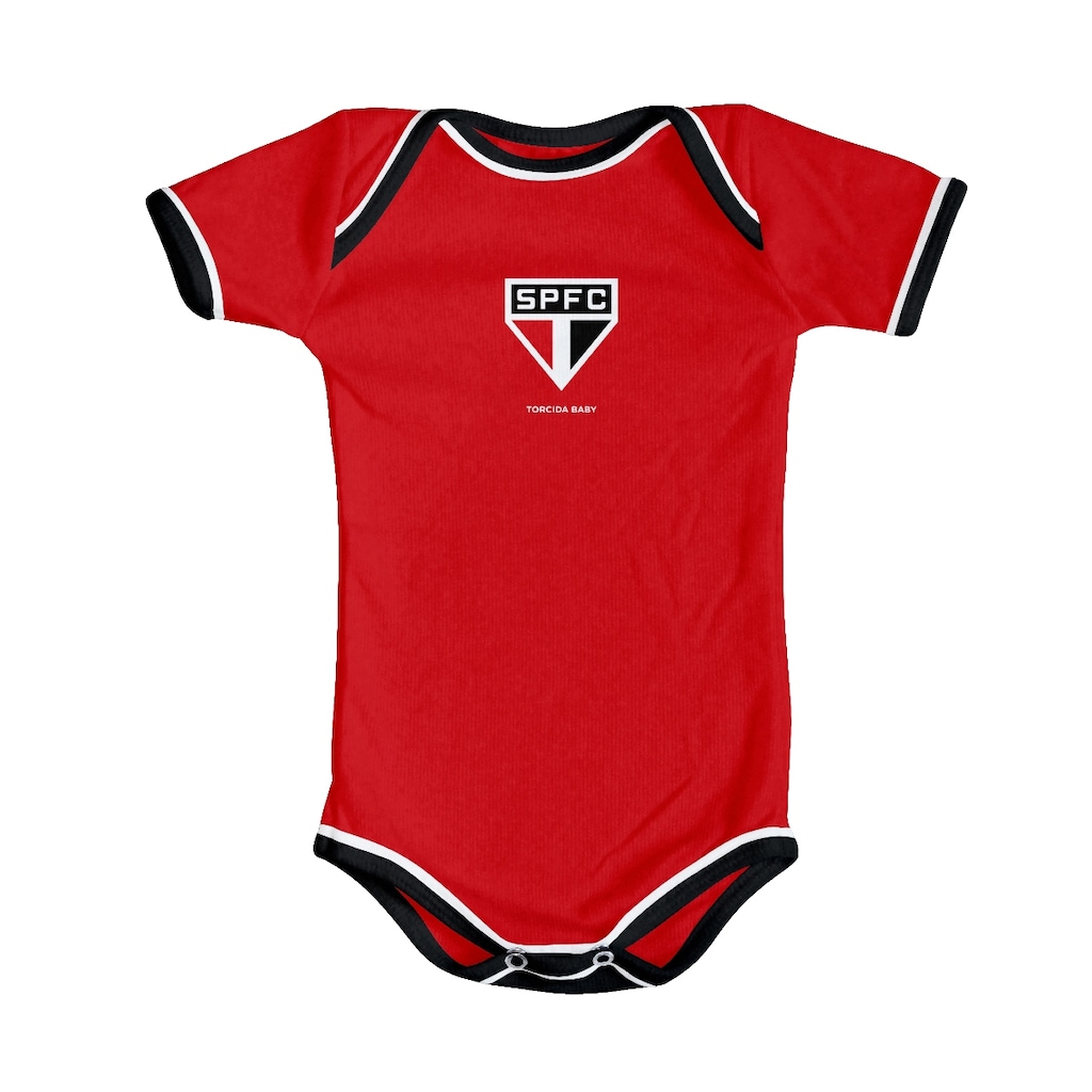 Imagem 2 do produto Kit Body + Pantufa do São Paulo Torcida Baby Oficial - Infantil
