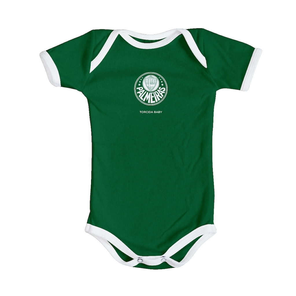 Imagem 2 do produto Kit Body + Pantufa do Palmeiras Torcida Baby Oficial - Infantil
