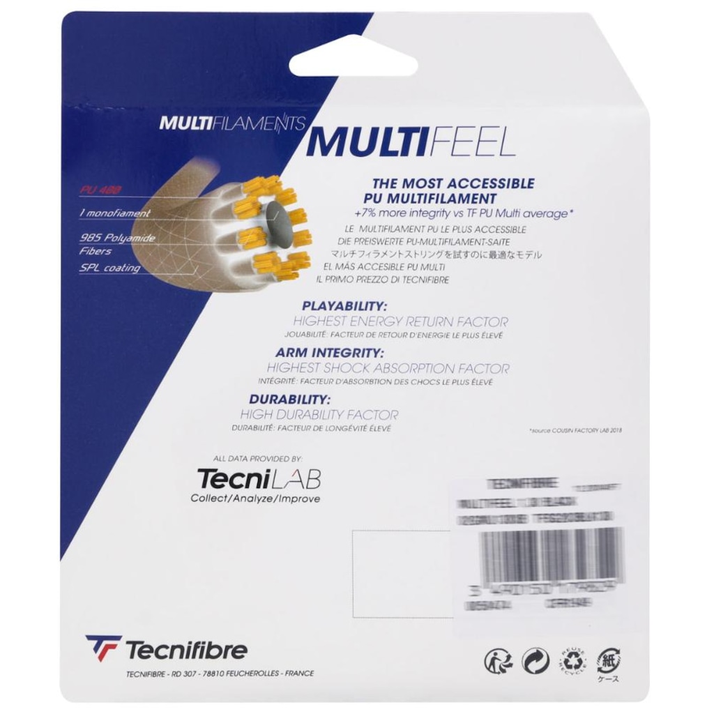 Imagem 3 do produto Corda Tecnifibre Multifeel 17 1.25mm Set Individual