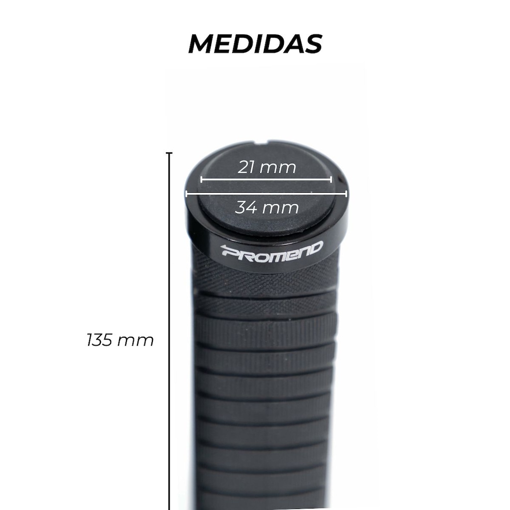 Imagem 3 do produto Manopla Punho Bicicleta Promend GR-504 c/ trava em alumínio