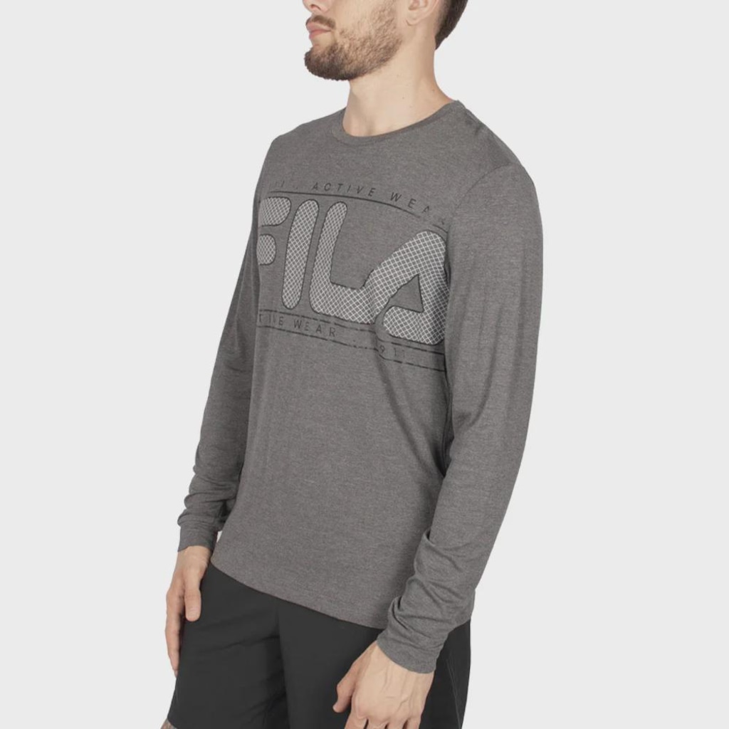 Imagem 3 do produto Camiseta Manga Longa Fila Comfort Logo - Masculina