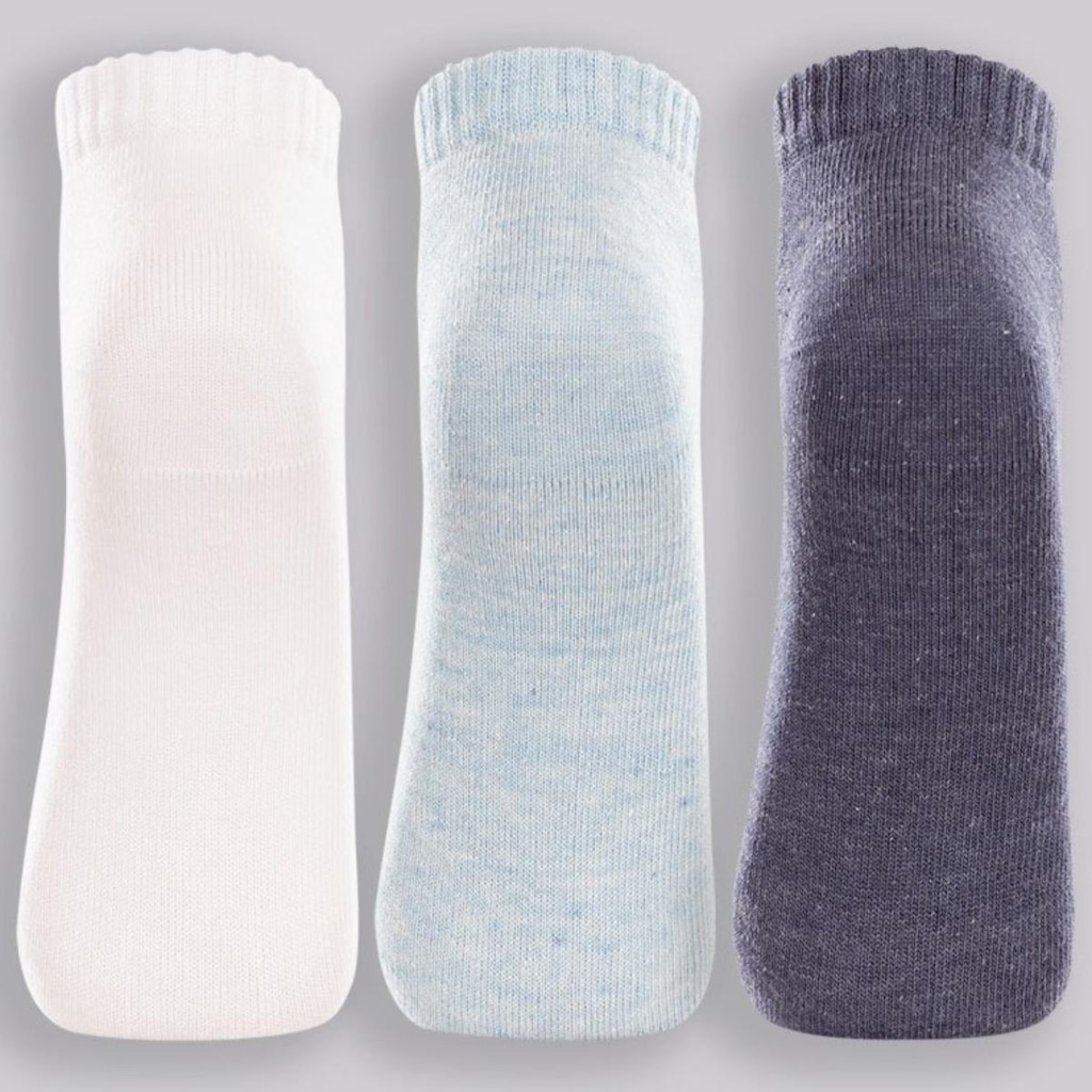 Imagem 2 do produto Meia Lupo Básico Cano Baixo 3 Pares - Infantil