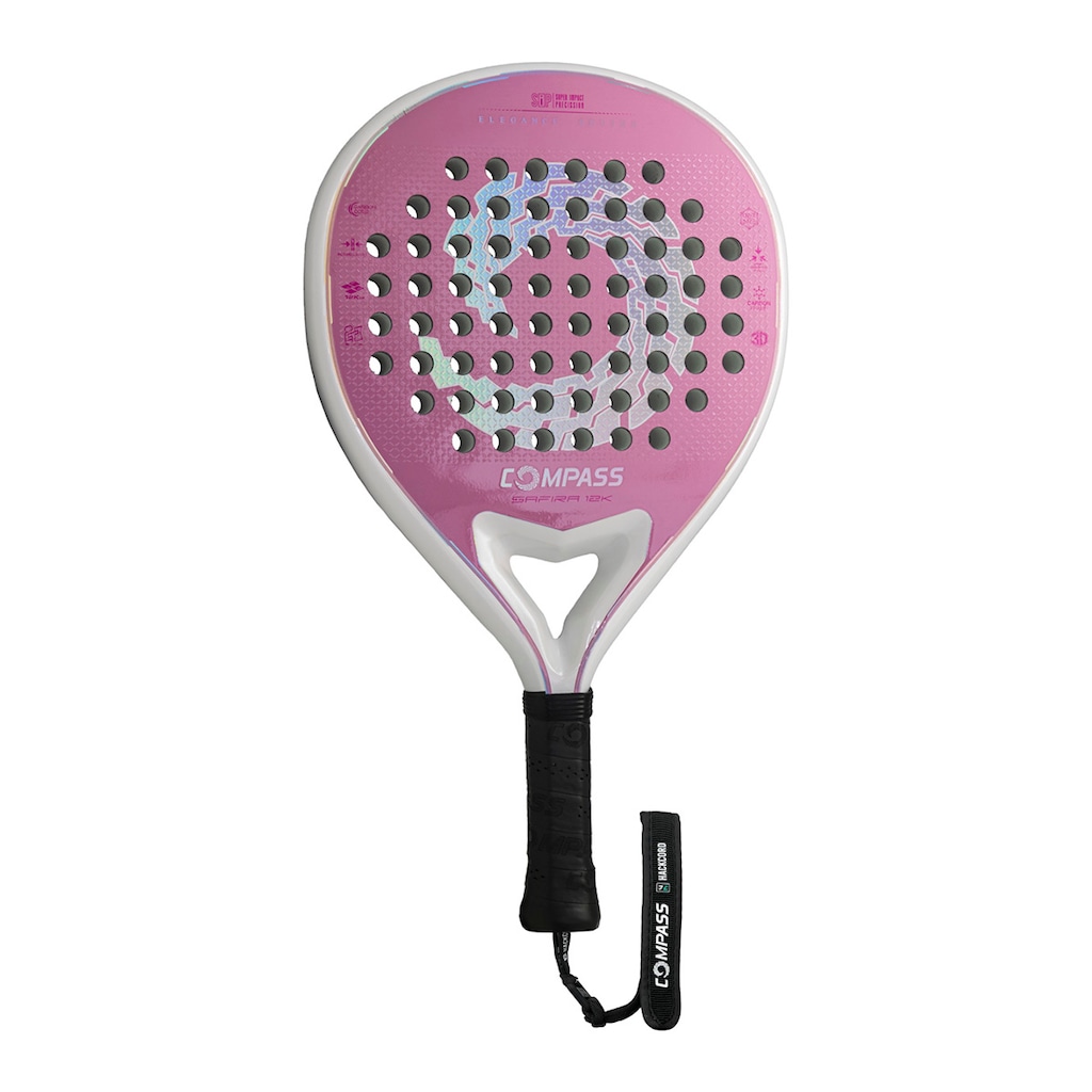 Imagem 4 do produto Raquete Padel Compass Safira 12k 2025