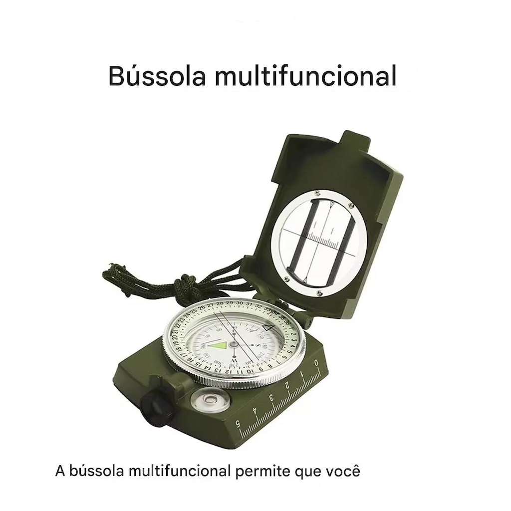 Imagem 2 do produto Bússola Militar Gold Sports de Alta Precisão à Prova D'água Profissional