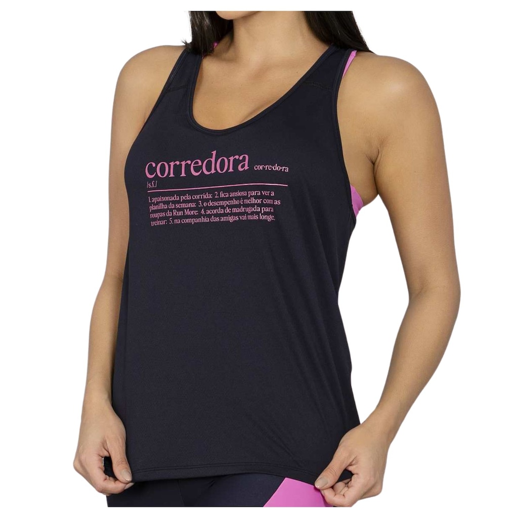 Imagem 2 do produto Camiseta Regata Run More Nadador - Feminina