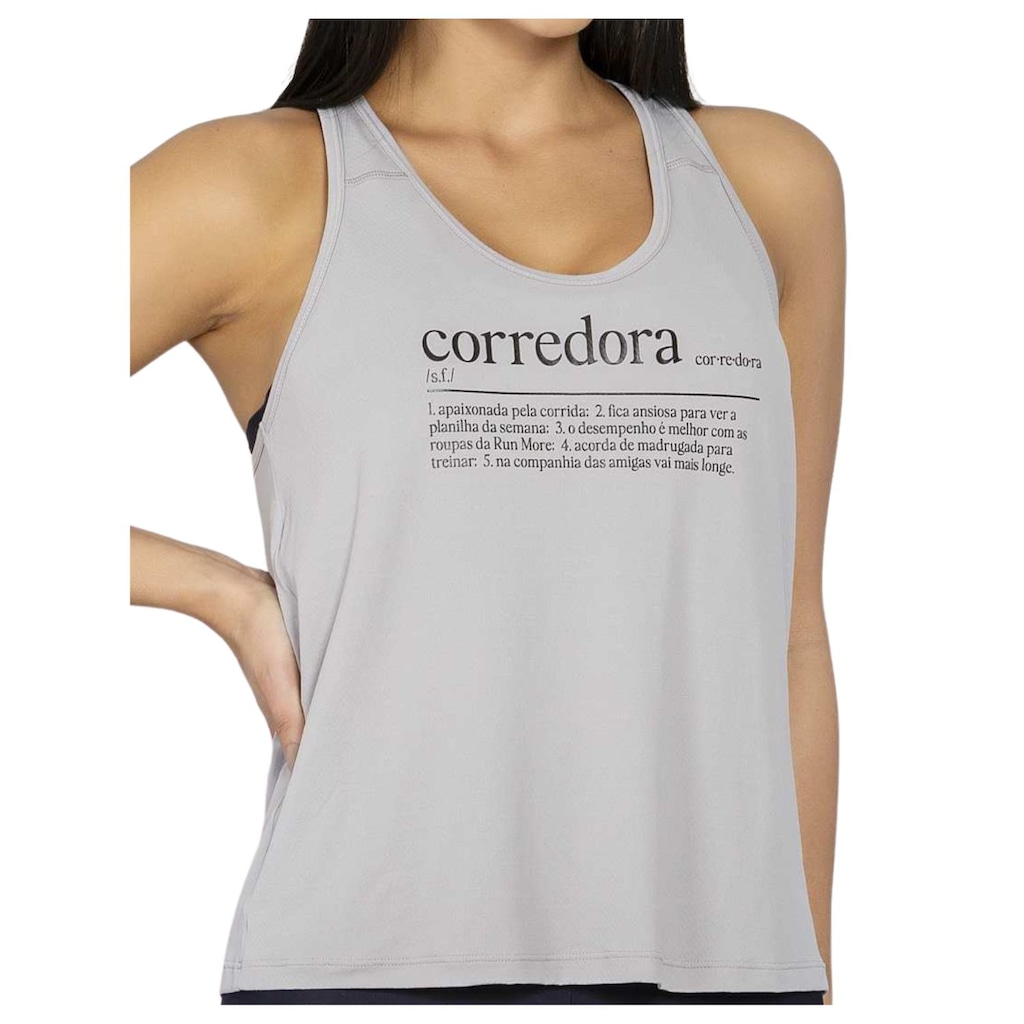 Imagem 2 do produto Camiseta Regata Run More Nadador 02544 - Feminina