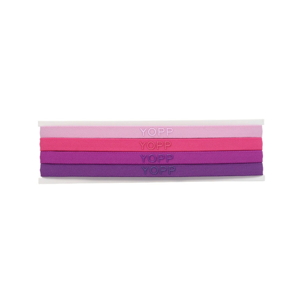 Imagem 3 do produto Faixa de Cabelo Yopp Silicone Antideslizante - 4 Unidades
