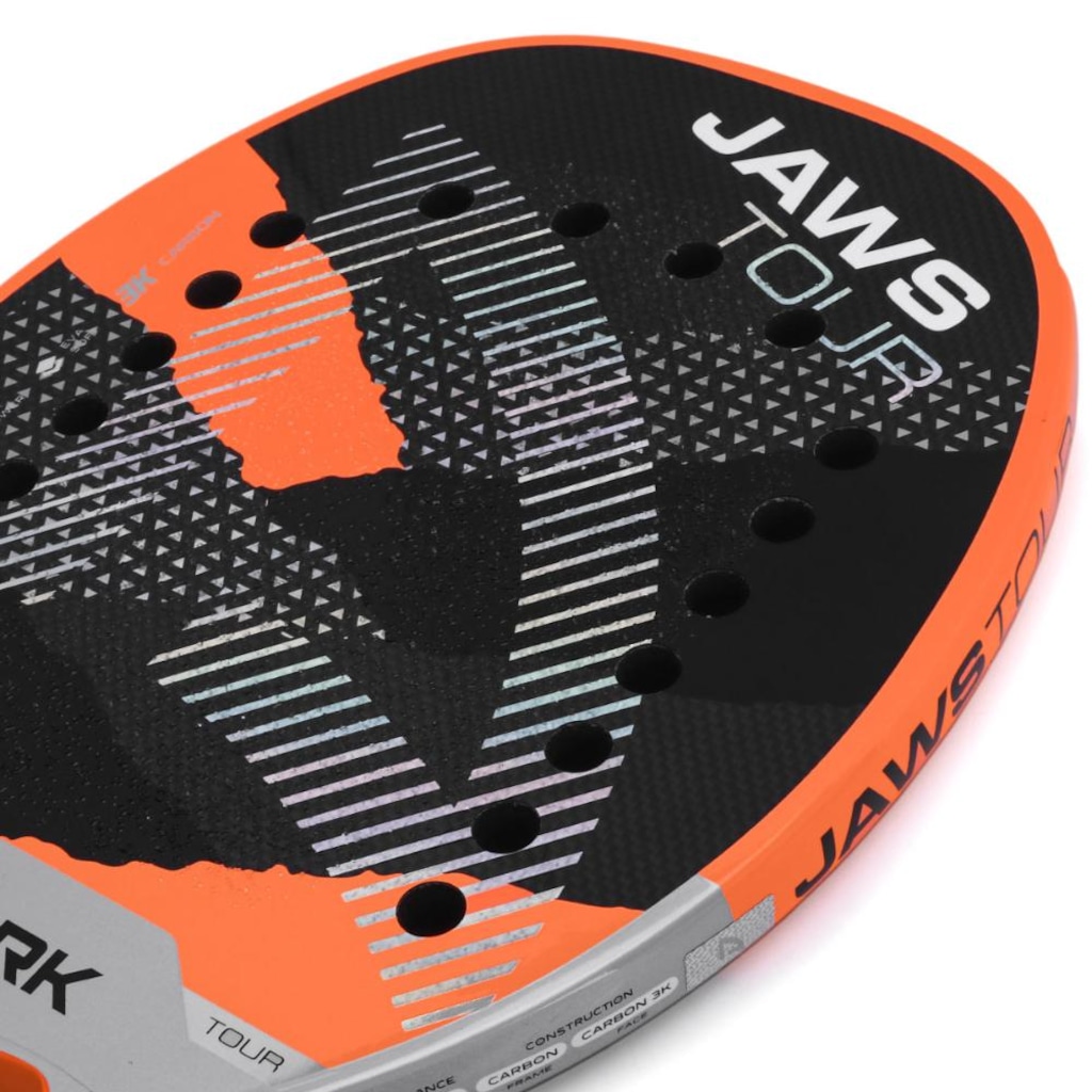 Imagem 2 do produto Raquete de Beach Tennis Shark Jaws Tour 20mm Cappe 2025