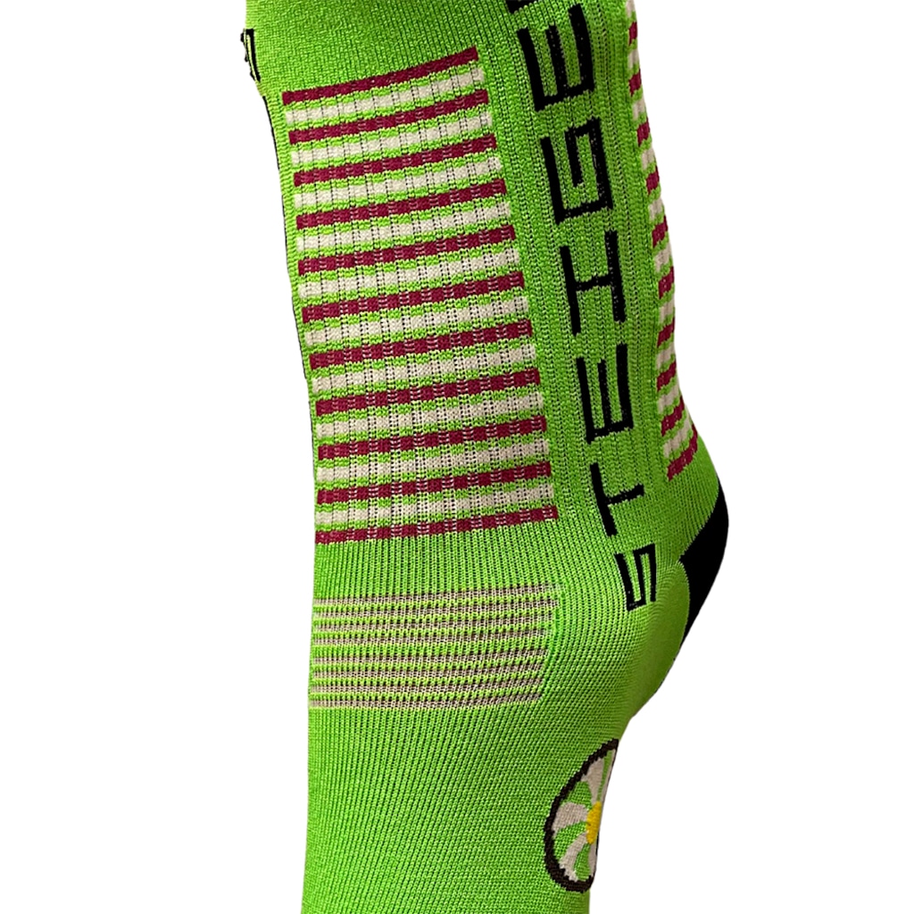 Imagem 2 do produto Meia Cano Baixo Steigen Fluro Green 33 ao 44 - Unissex