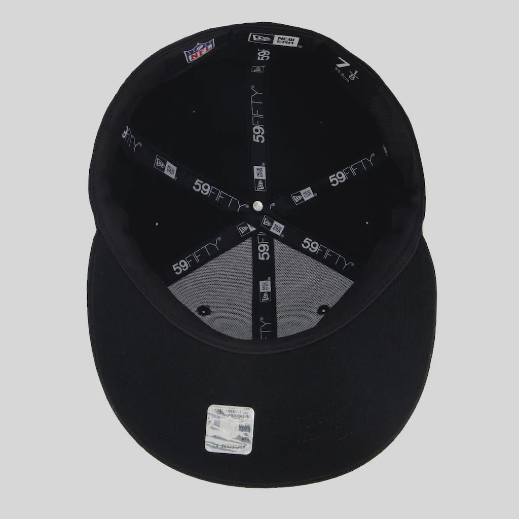Imagem 4 do produto Boné Aba Reta New Era NFL Las Vegas Raiders 5950 - Fechado - Adulto