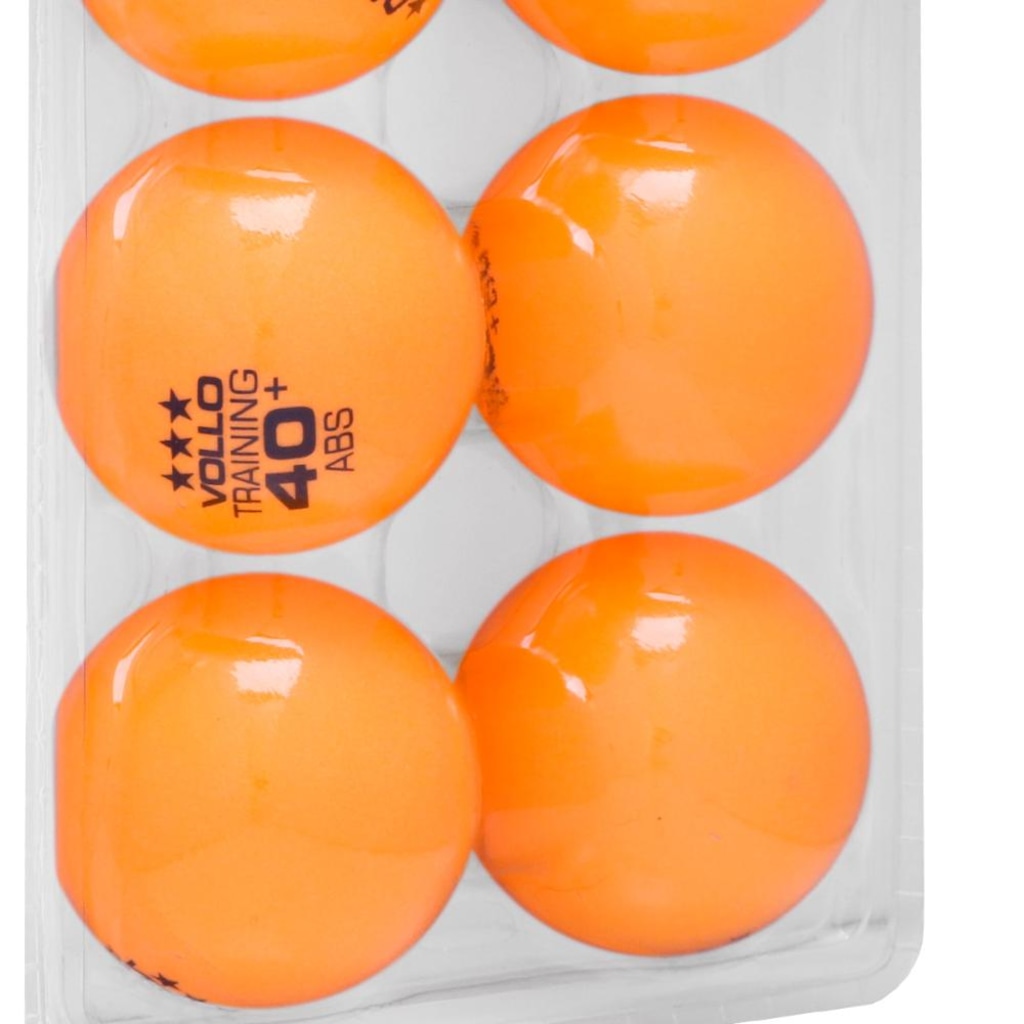 Imagem 2 do produto Bola de Tênis de Mesa Vollo ABS Training 3 Estrelas - 06 Unidades
