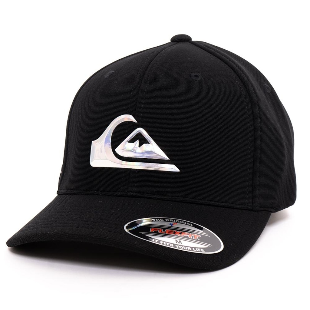 Imagem 3 do produto Boné Aba Curva Quiksilver Hologram 3D Logo - Fechado - Adulto