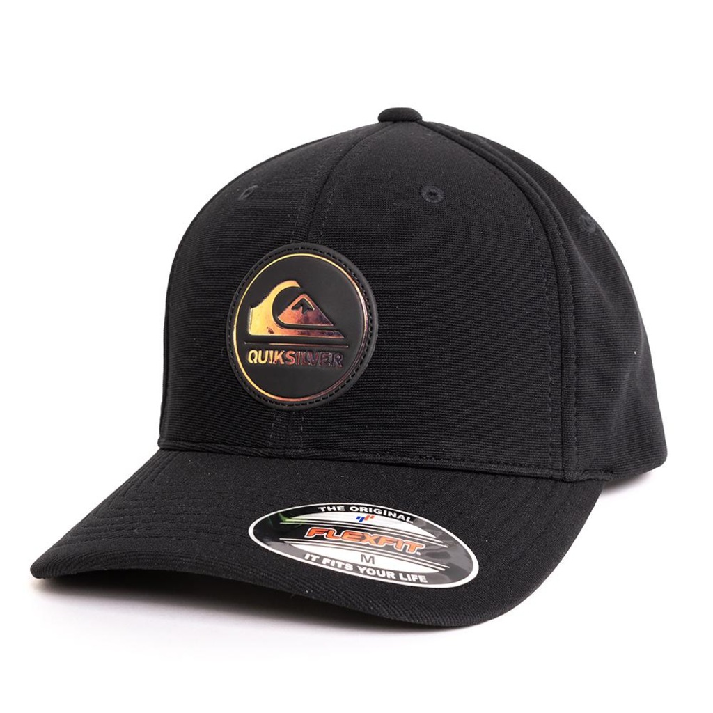 Imagem 3 do produto Boné Aba Curva Quiksilver Hologram Full Logo Patch - Fechado - Adulto