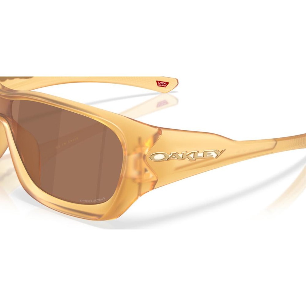 Imagem 5 do produto Óculos de Sol Oakley De La Salle Matte Trans Light Curry - Unissex