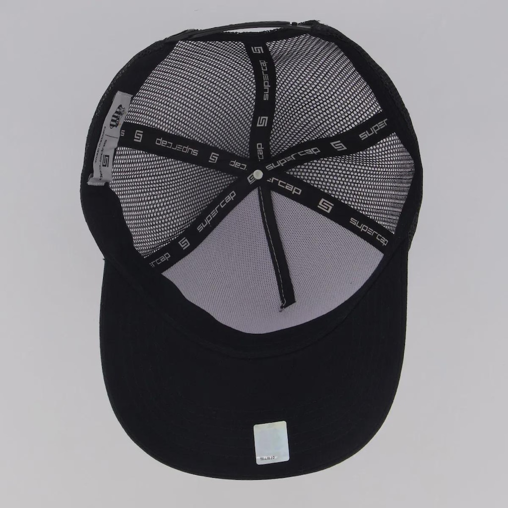 Imagem 4 do produto Boné Aba Curva Santos SuperCap - Trucker - Snapback - adulto