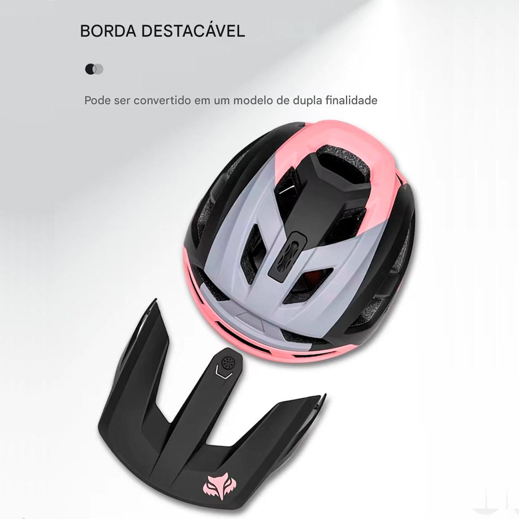 Imagem 5 do produto Capacete para Ciclismo Gold Sports Fox Fast MTB Ajustável