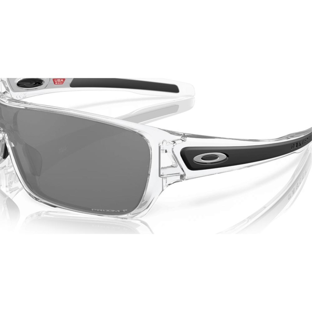 Imagem 3 do produto Óculos de Sol Oakley Turbine Rotor Polished Clear Prizm Black Polarized - Unissex