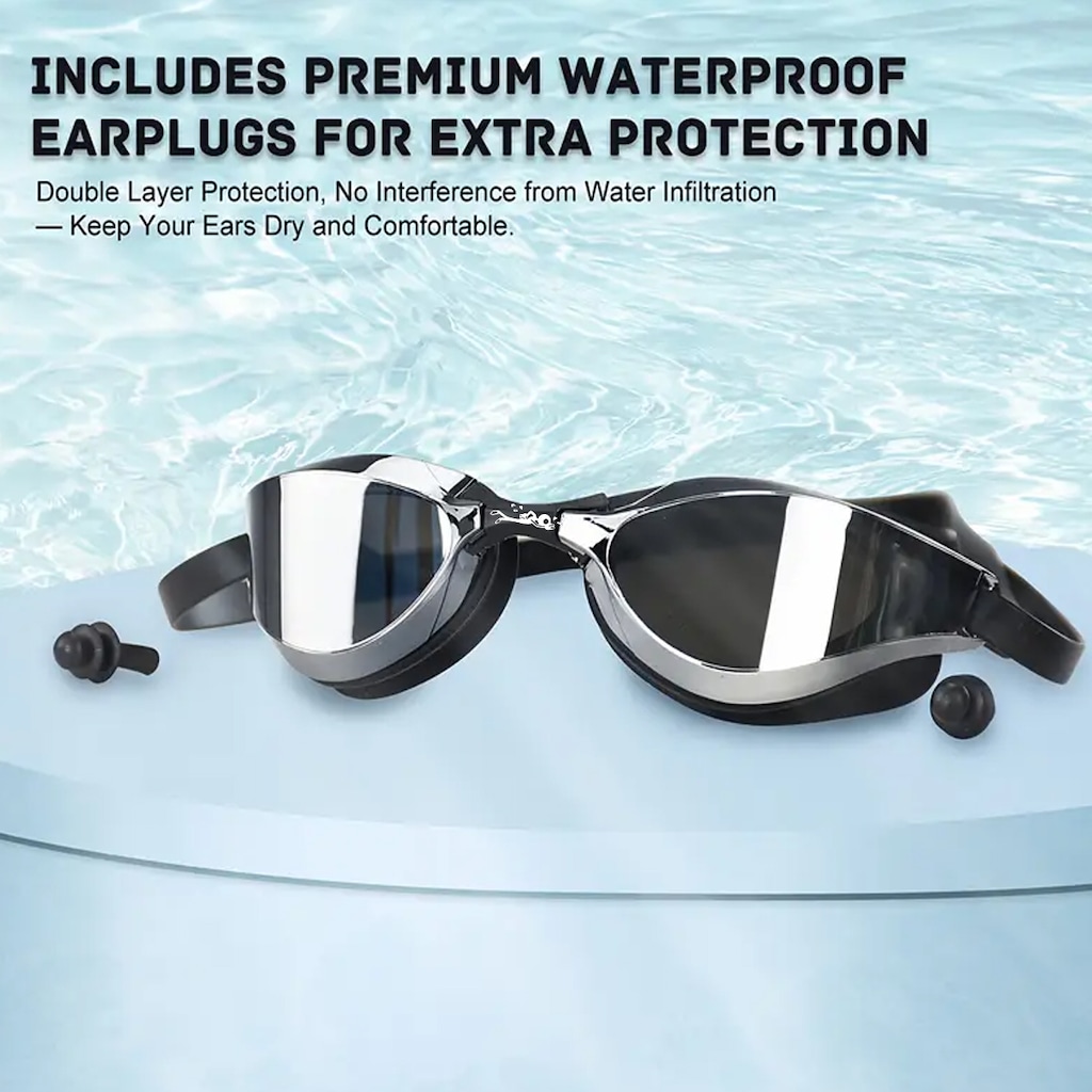 Imagem 4 do produto Óculos de Natação Gold Sports Snake Performance 6.0 Lentes Espelhadas High Definition - Adulto