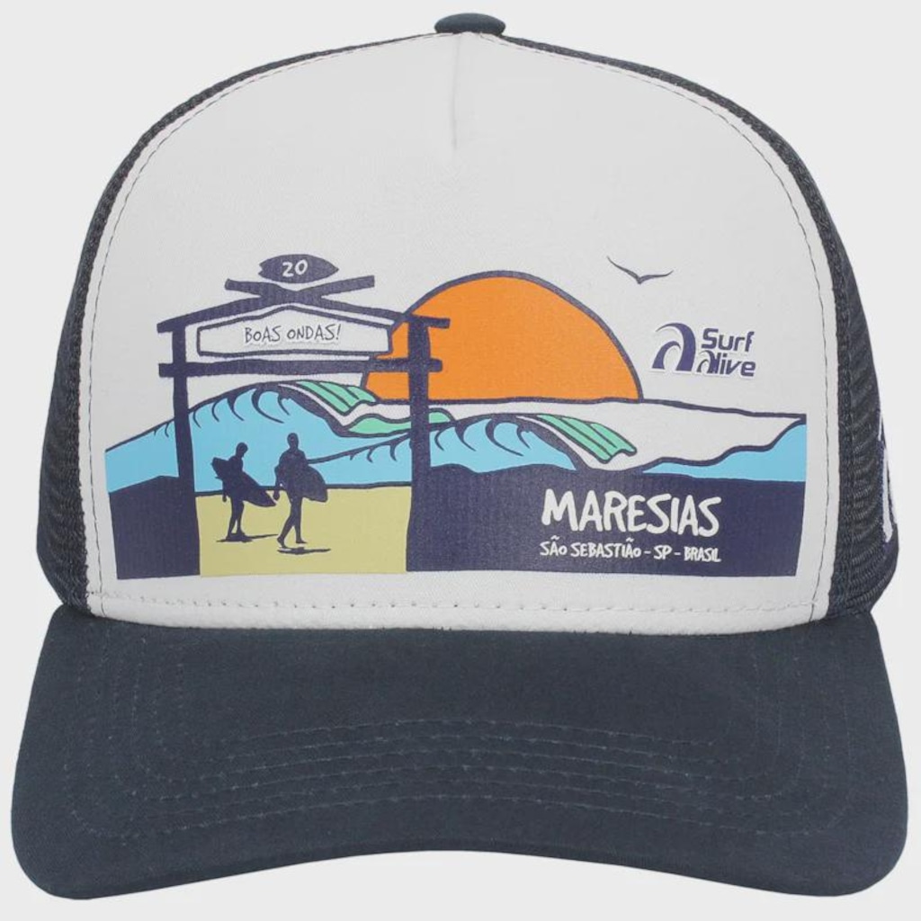 Imagem 2 do produto Boné Surf Alive Maresias Trucker - Adulto