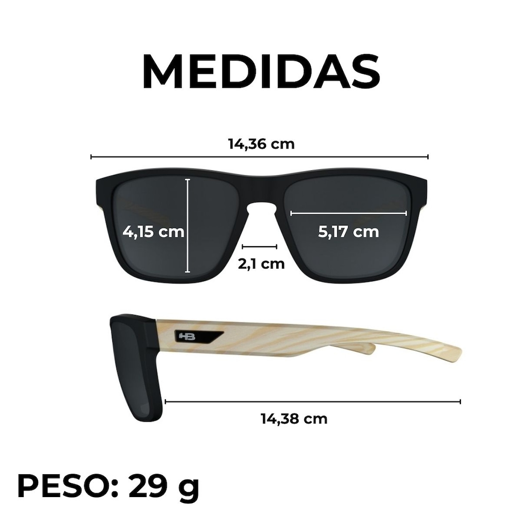 Imagem 4 do produto Óculos de sol Masculino HB H-Bomb