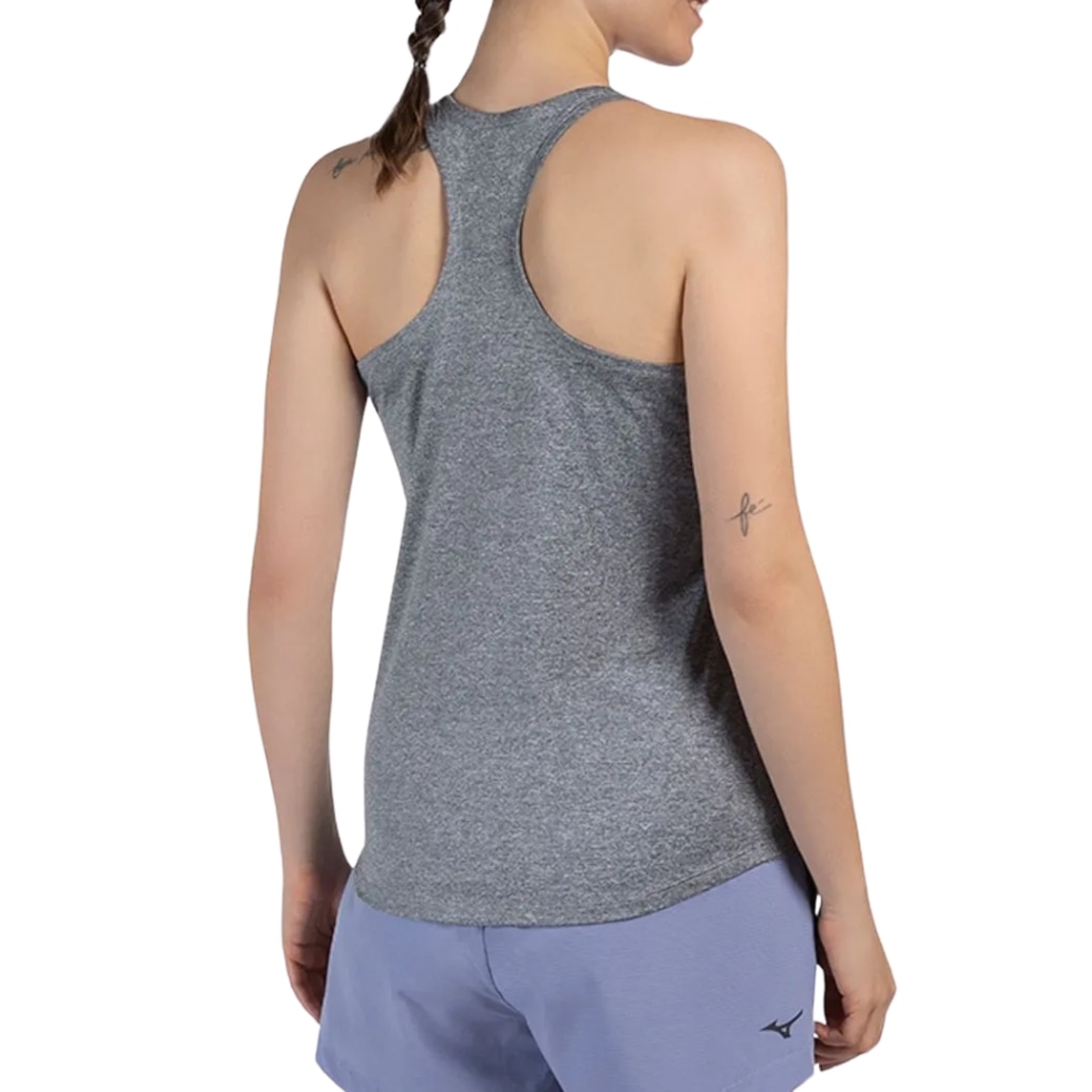 Imagem 2 do produto Camiseta Regata Mizuno Spark Big Logo Mescla - Feminina