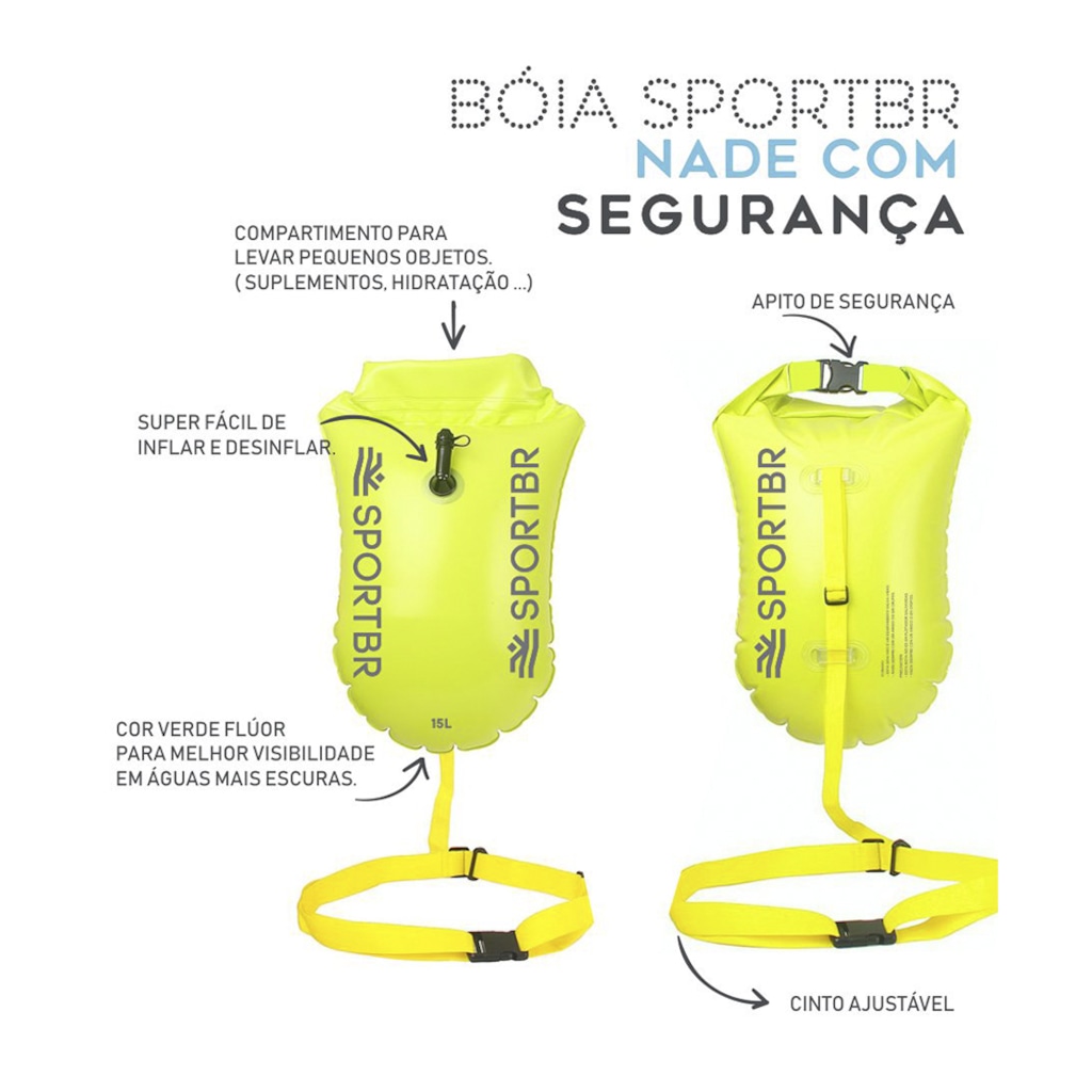 Imagem 3 do produto Bóia E Sinalizador Para Natação Em Mar Aberto Sportbr