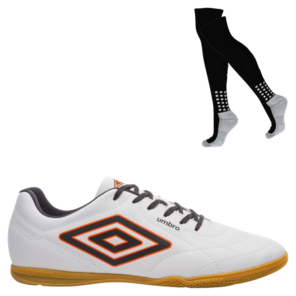 Imagem 1 do produto Kit Chuteira Futsal Umbro Class Footballer e Meião - Adulto
