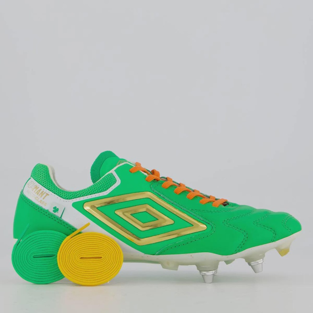 Imagem 1 do produto Chuteira de Campo Umbro Adamant Master Class Pro SG Gl Saint Patrick's - Adulto