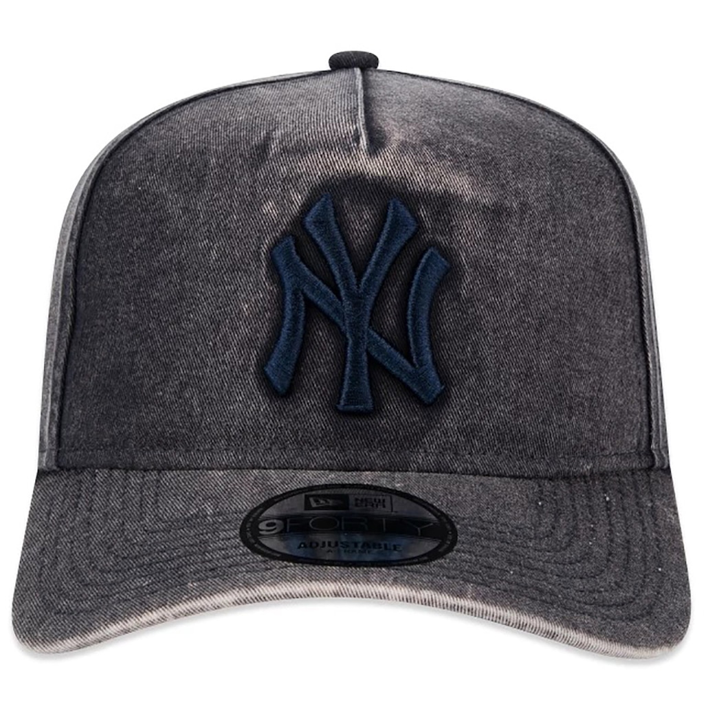 Imagem 2 do produto Boné Aba Curva New Era 9FORTY A-Frame New York Yankees MLB Core - Snapback - Adulto