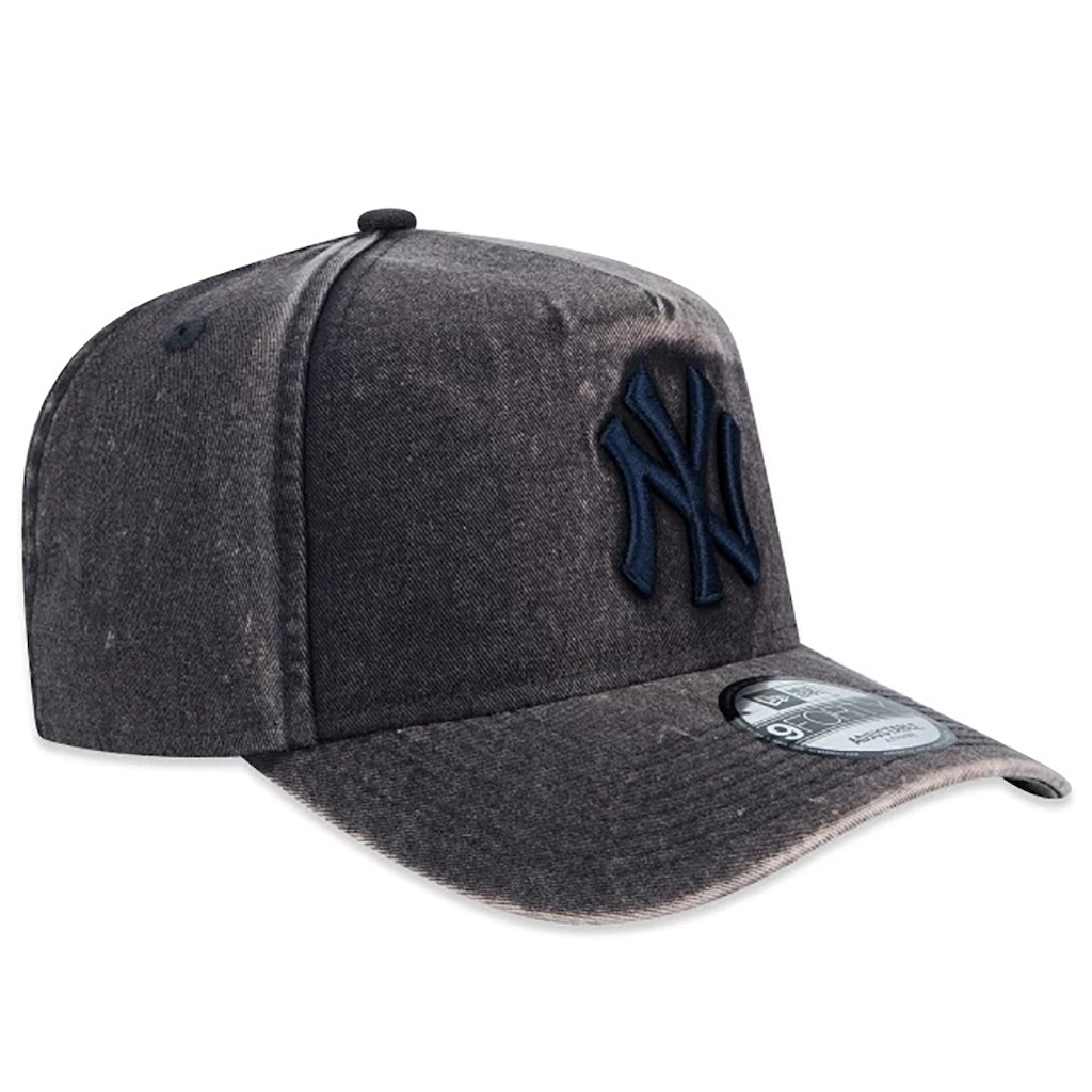 Imagem 3 do produto Boné Aba Curva New Era 9FORTY A-Frame New York Yankees MLB Core - Snapback - Adulto