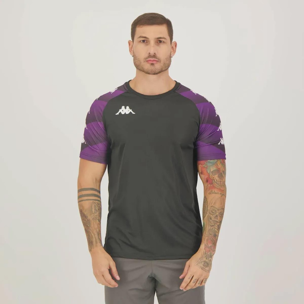Imagem 2 do produto Kit 2 Camisas Kappa Raglany - Masculina