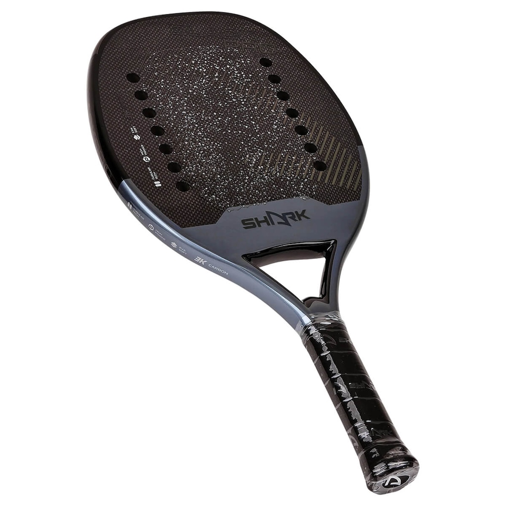 Imagem 3 do produto Raquete de Beach Tennis Shark BT Black Pro