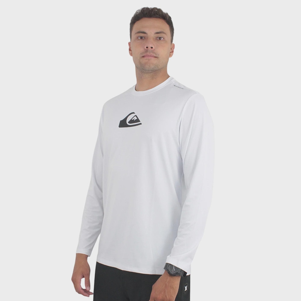 Imagem 3 do produto Camiseta Manga Longa Quiksilver Surf Solid Streak - Masculina
