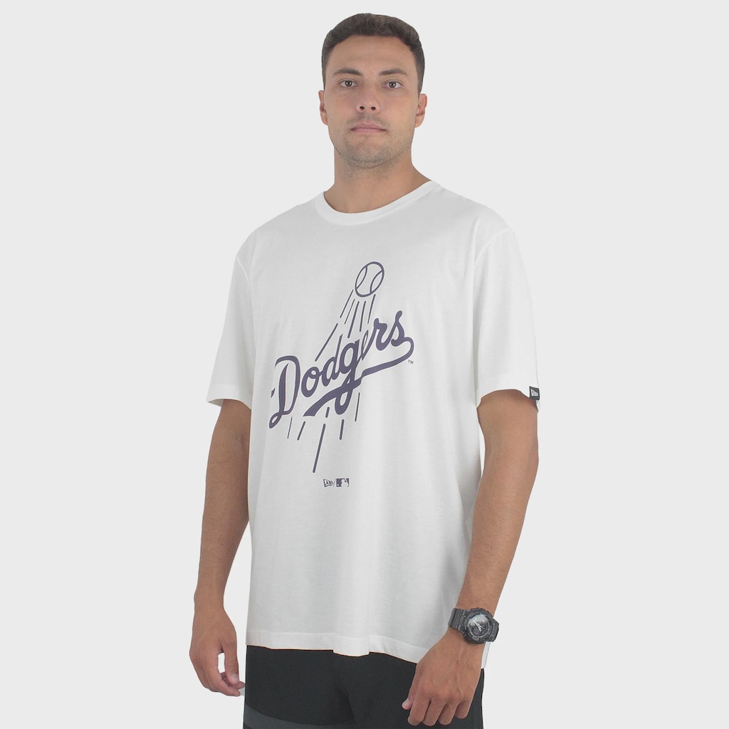 Imagem 3 do produto Camiseta New Era Sunset MLB Los Angeles Dodgers Plus Size - Masculina