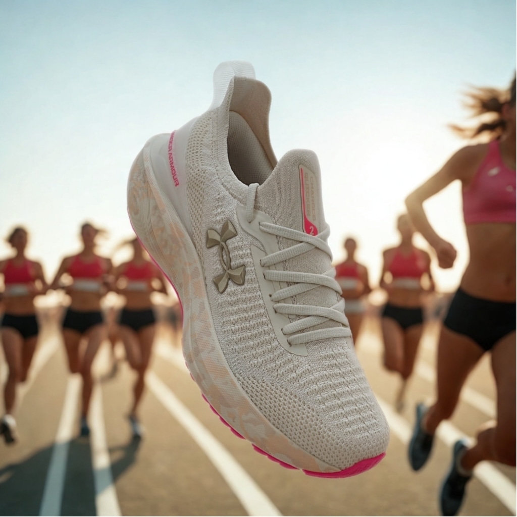 Imagem 2 do produto Kit Tênis Under Armour Ua Charged Quicker 2 e Meia - Feminino