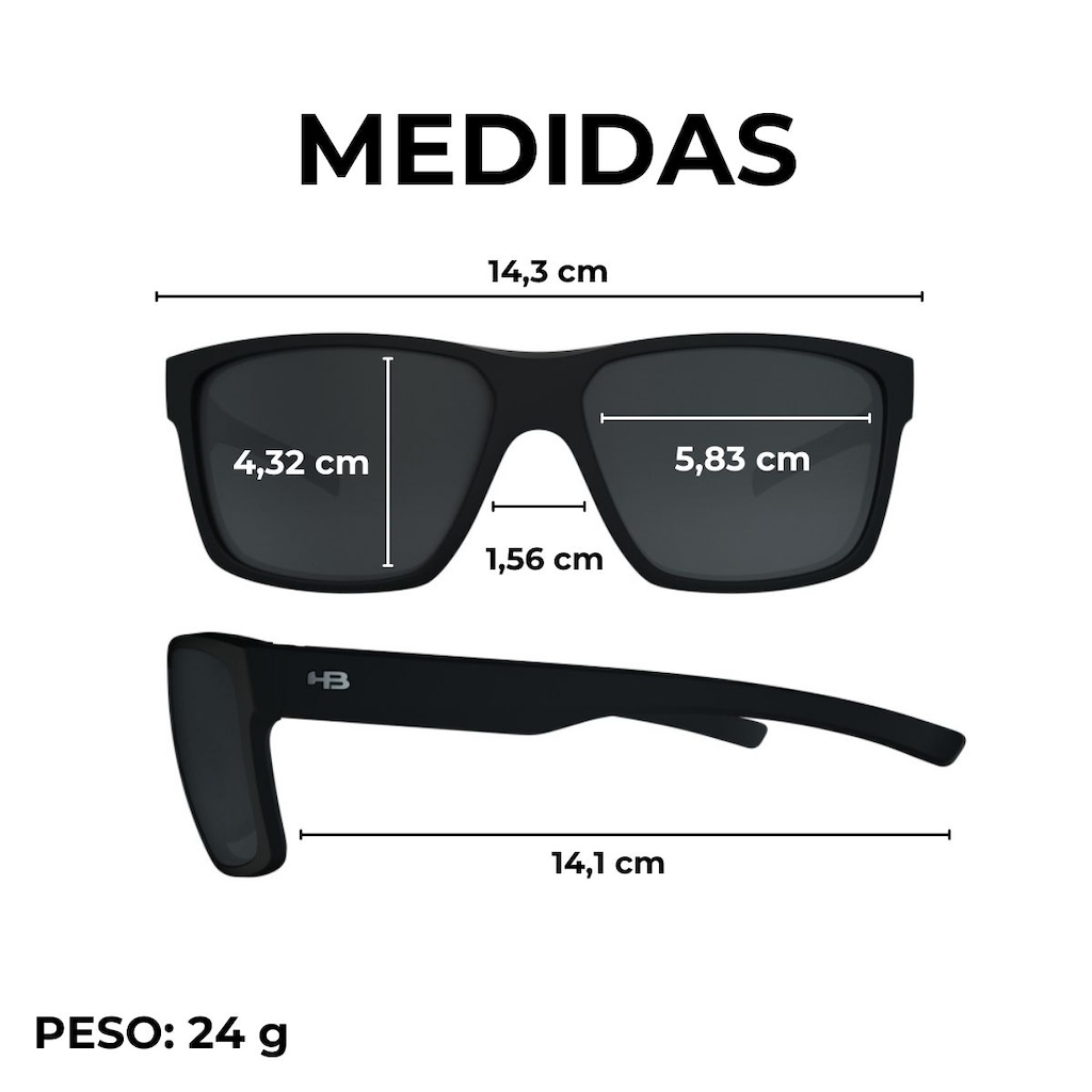 Imagem 4 do produto Óculos de Sol HB Masculino Freak