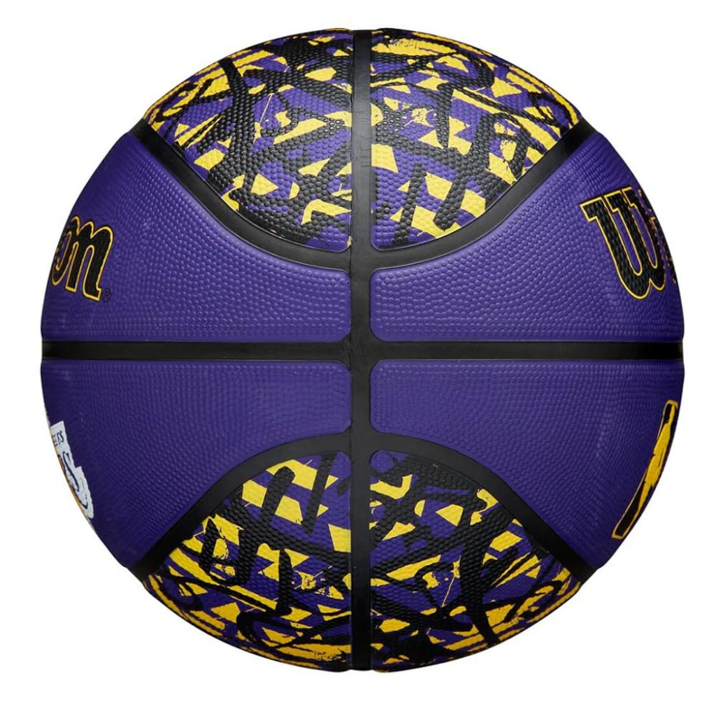 Imagem 3 do produto Bola de Basquete Wilson NBA TEAM GRAFFITI Los Angeles Lakers