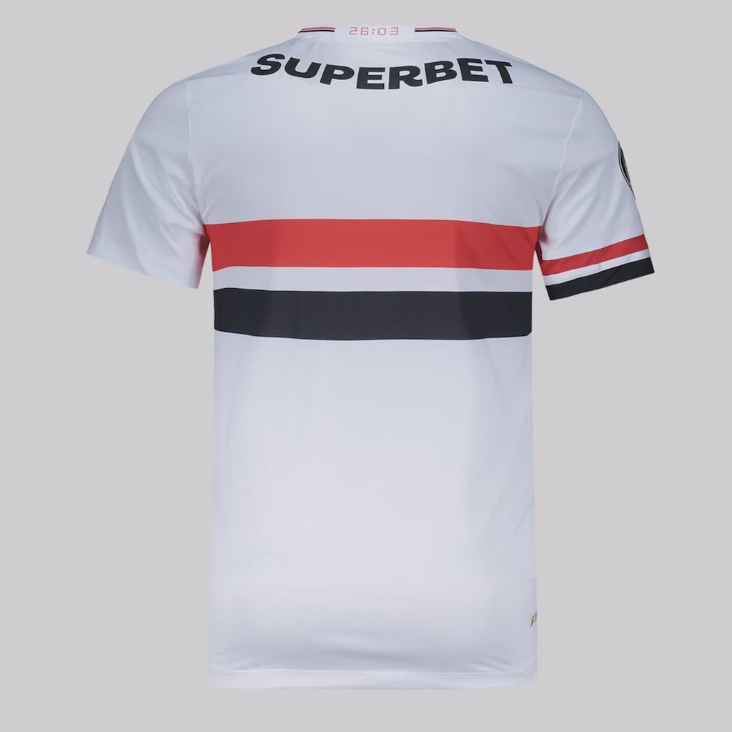 Imagem 4 do produto Camisa do São Paulo New Balance I 2025 Patch Libertadores - Masculina