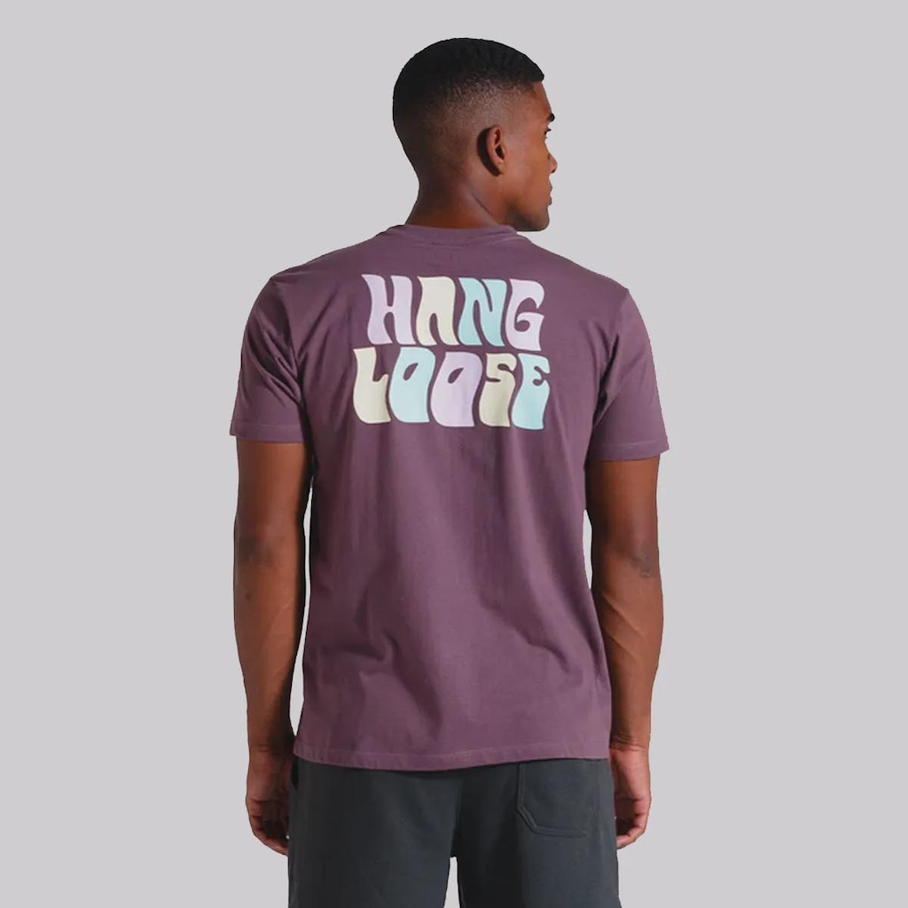 Imagem 2 do produto Camiseta Hang Loose Hippie - Masculina
