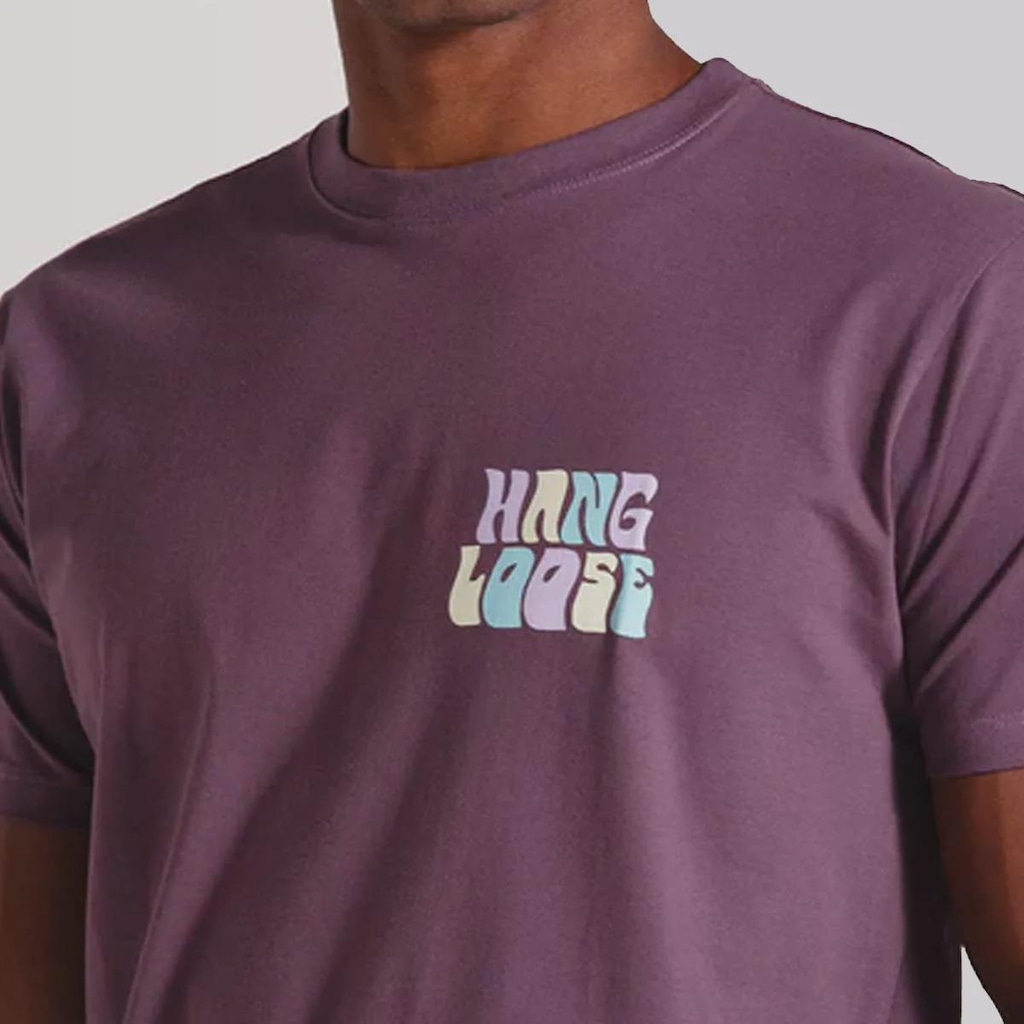 Imagem 3 do produto Camiseta Hang Loose Hippie - Masculina