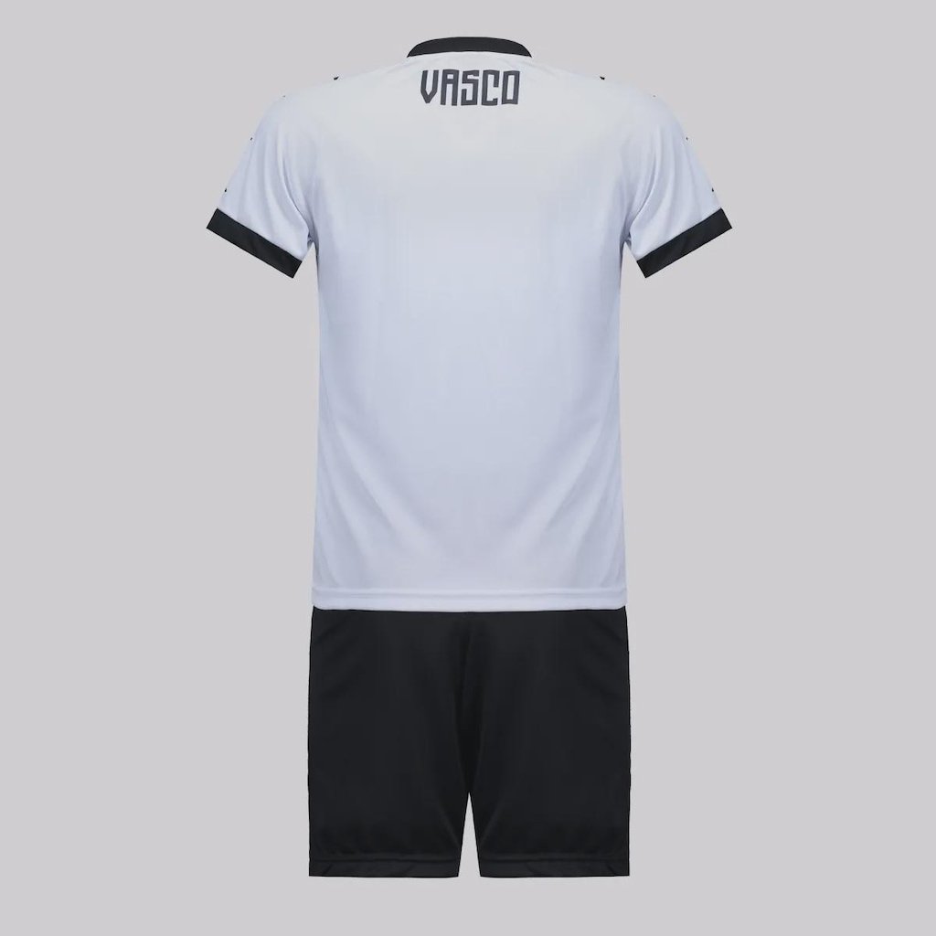 Imagem 2 do produto Kit Uniforme de Futebol do Vasco Supporter Class Kappa - Infantil