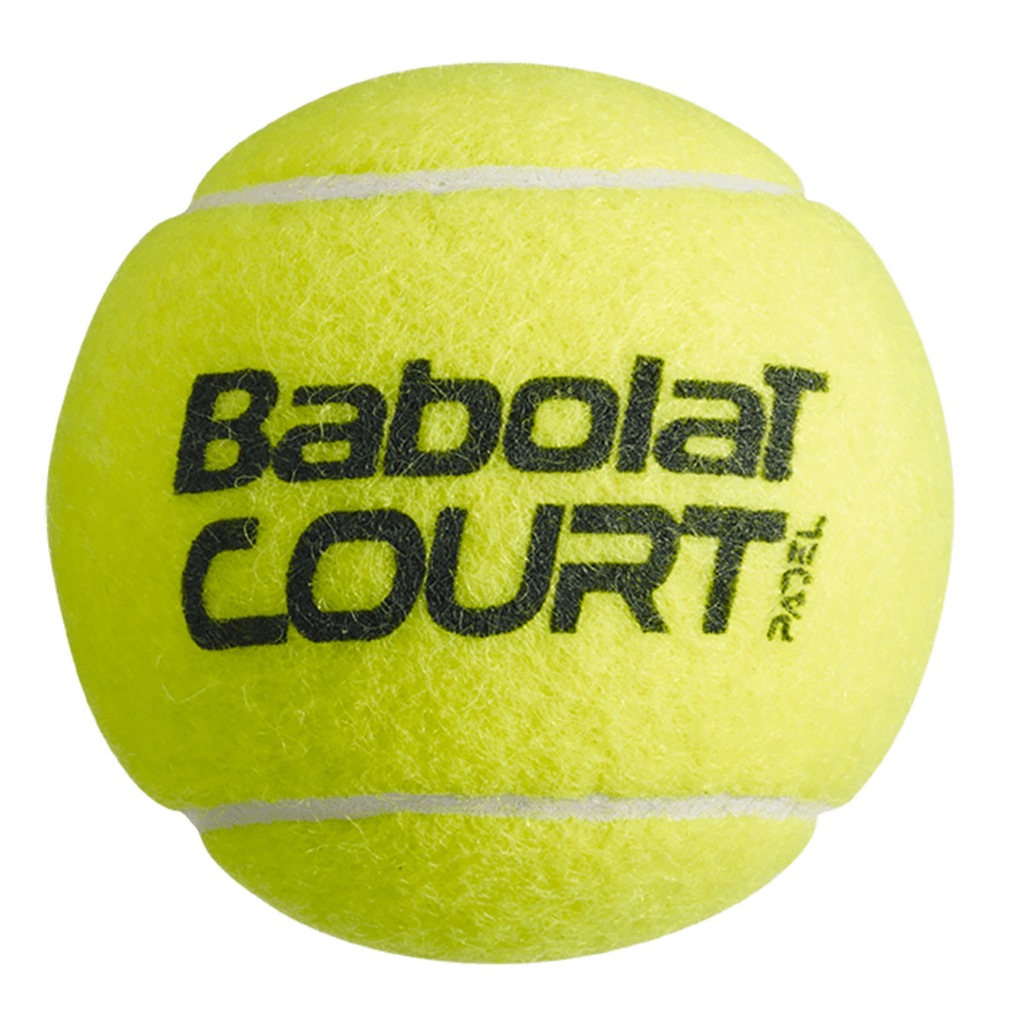 Imagem 2 do produto Bola de Padel Babolat Court X3 - Tubo com 3 Bolas