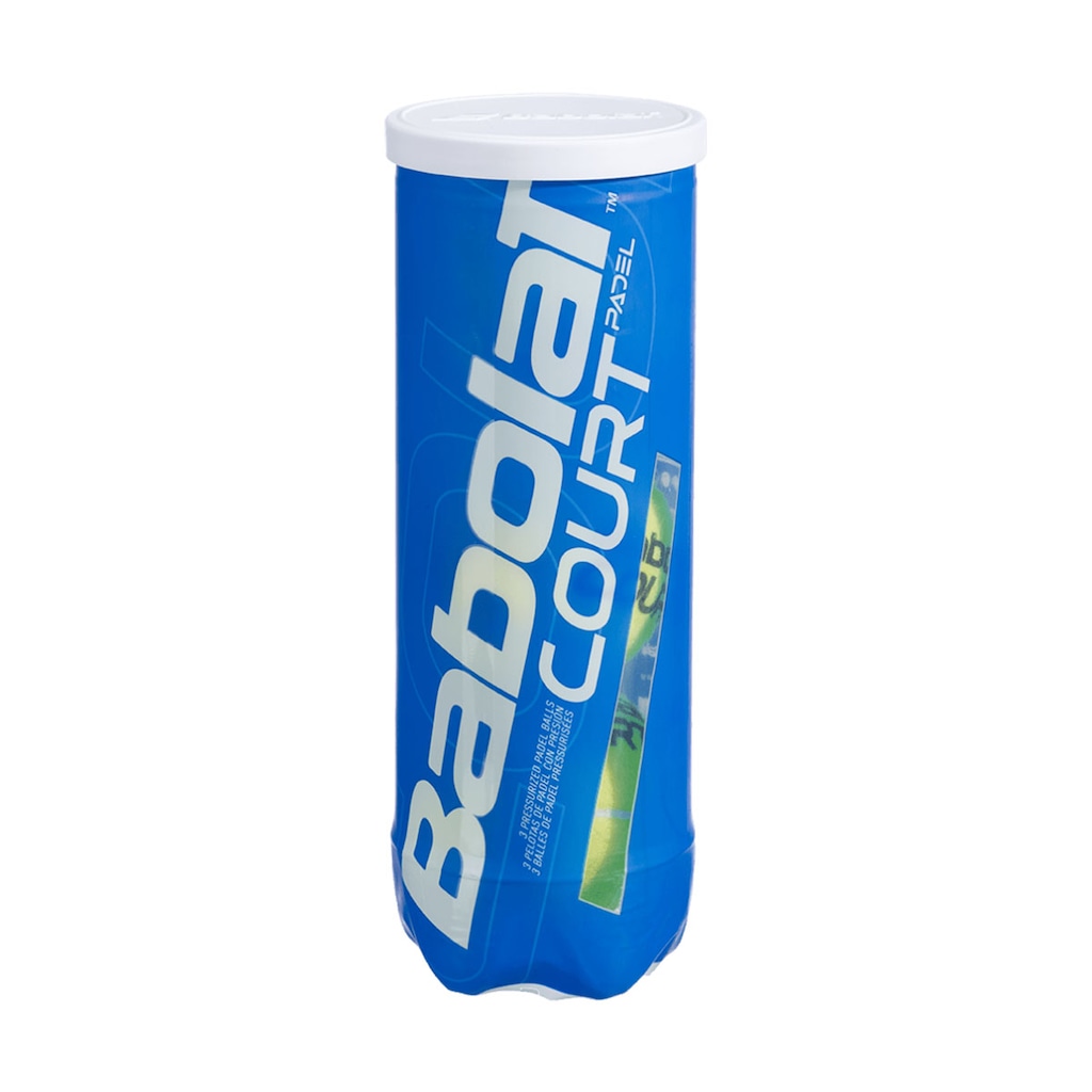 Imagem 3 do produto Bola de Padel Babolat Court X3 - Tubo com 3 Bolas