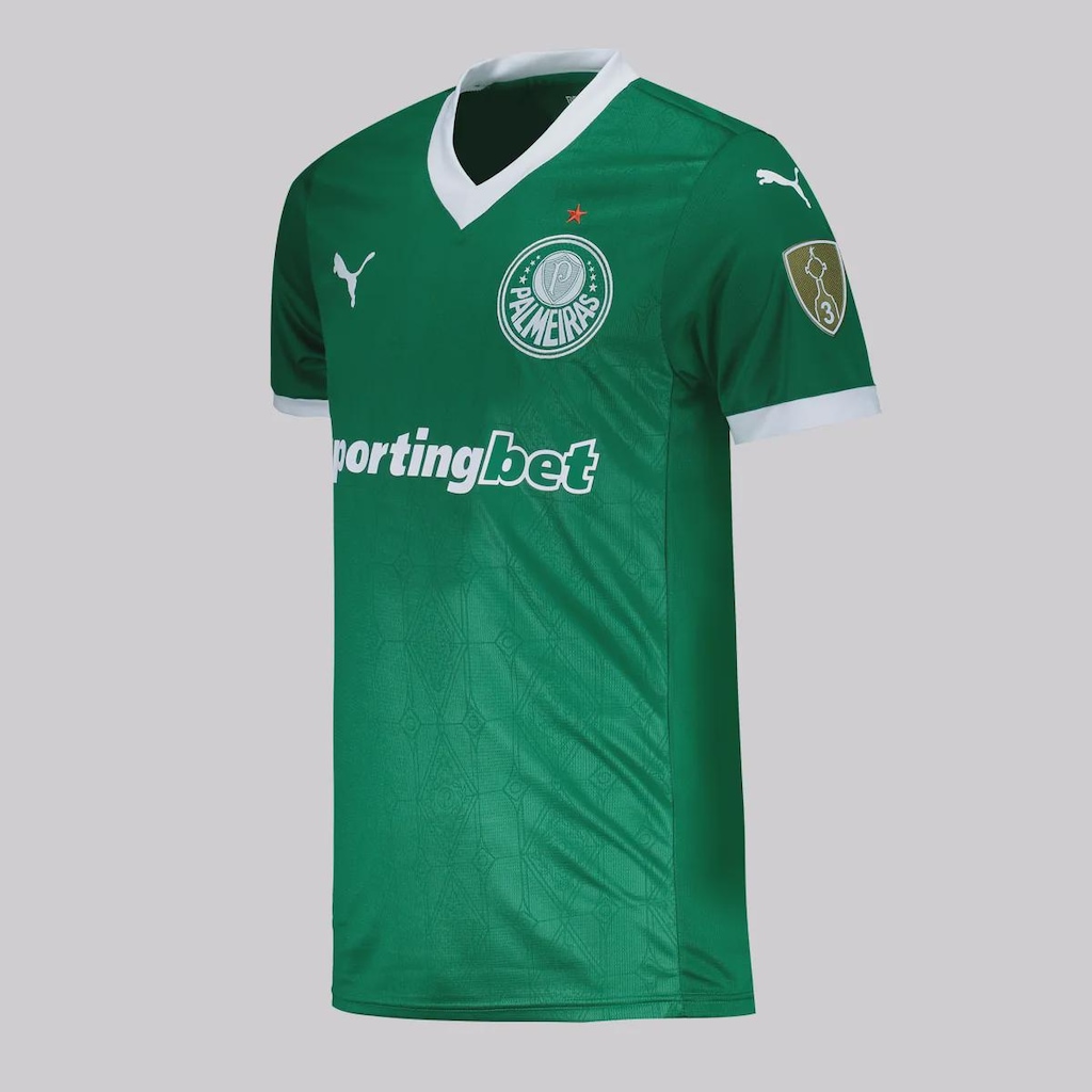Imagem 3 do produto Camisa do Palmeiras Puma I 2025 Patch Libertadores - Masculina