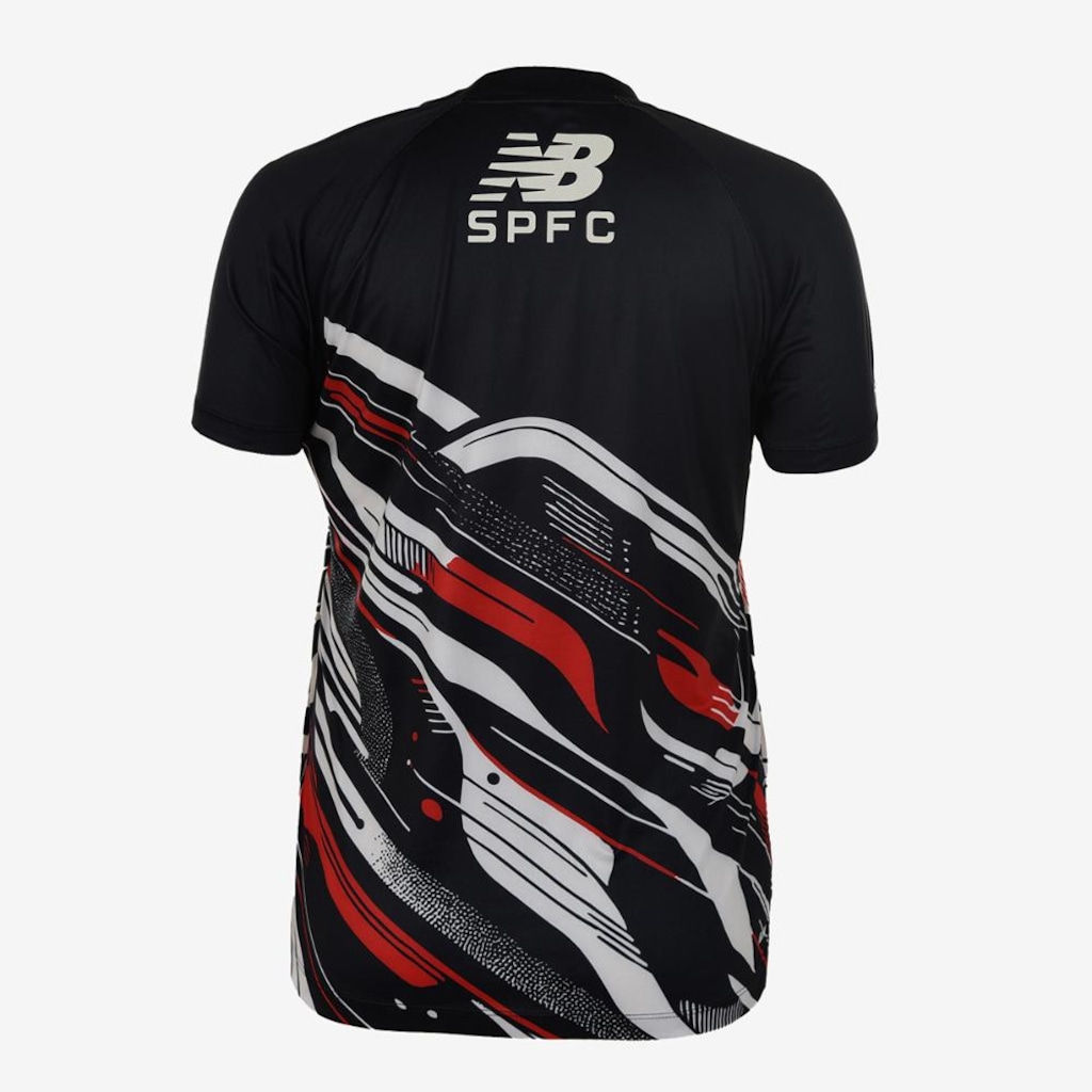 Imagem 3 do produto Camisa de Pré Jogo do São Paulo 2025 New Balance - Feminina