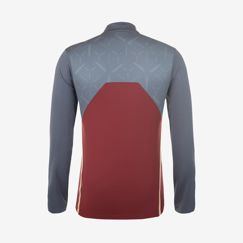 Imagem 3 do produto Camiseta New Balance Manga Longa 1/2 Zíper Treino São Paulo 2025 - Masculina