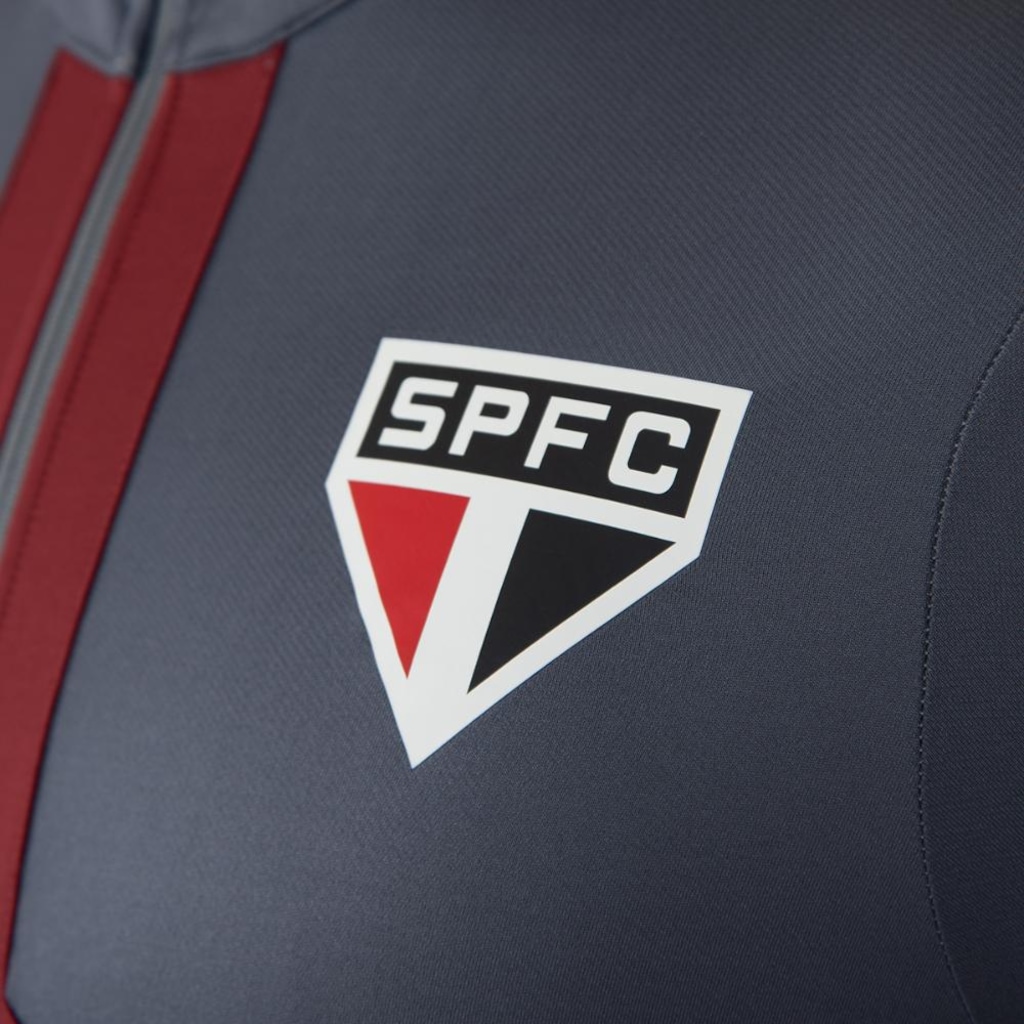 Imagem 4 do produto Camiseta New Balance Manga Longa 1/2 Zíper Treino São Paulo 2025 - Masculina