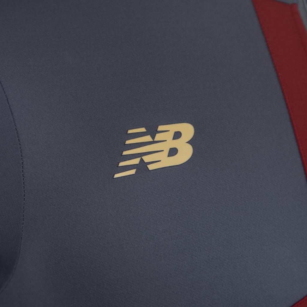 Imagem 5 do produto Camiseta New Balance Manga Longa 1/2 Zíper Treino São Paulo 2025 - Masculina
