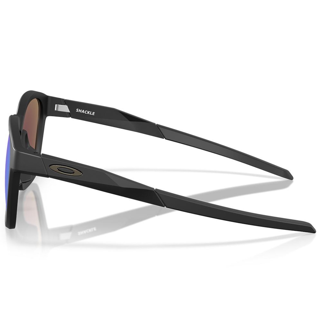 Imagem 2 do produto Óculos de Sol Unissex Oakley Shackle Matte Black Prizm Sapphire